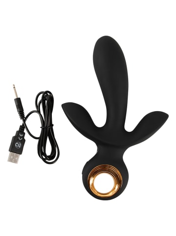 Orion 3-dubbele-vibrator zwart - (L)18,9 cm