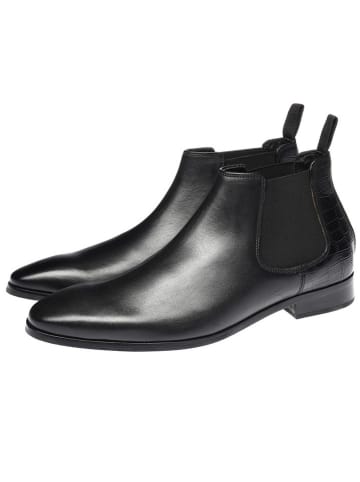 GORDON & BROS Leder-Chelsea-Boots ''Rome'' in Schwarz