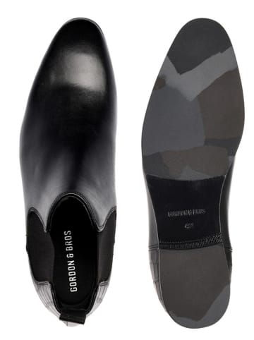 GORDON & BROS Leder-Chelsea-Boots ''Rome'' in Schwarz