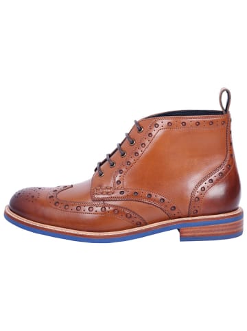 GORDON & BROS Leder-Boots ''Harry'' in Hellbraun/ Blau