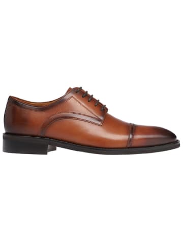 GORDON & BROS Leder-Schnürschuhe ''Aldo'' in Hellbraun