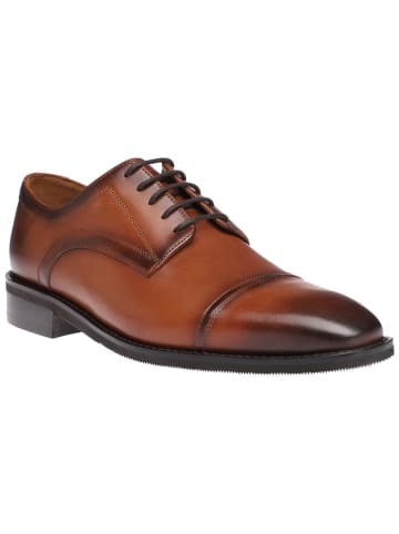 GORDON & BROS Leder-Schnürschuhe ''Aldo'' in Hellbraun