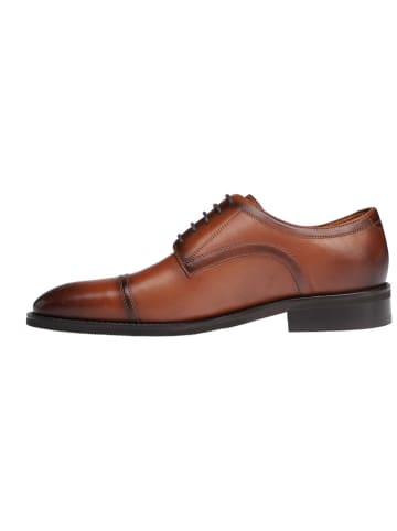 GORDON & BROS Leder-Schnürschuhe ''Aldo'' in Hellbraun