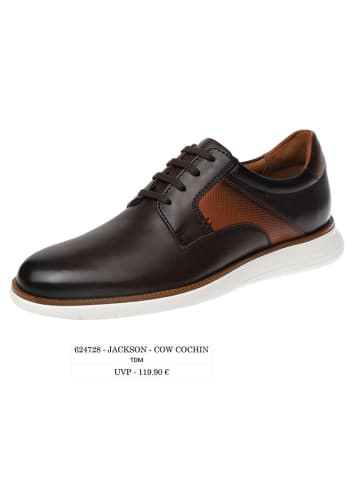GORDON & BROS Leder-Schnürschuhe ''Jackson'' in Braun