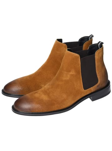 GORDON & BROS Leder-Chelsea-Boots ''Paul'' in Hellbraun