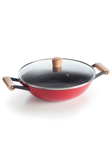 Brandt 2-częściowy zestaw w kolorze czarno-czerwonym - Ø 30 cm