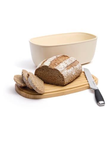 Brandt Brotkasten in Creme/ Hellbraun - (B)35 x (H)14,5 cm