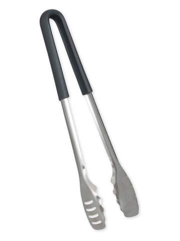Brandt Küchenzange in Silber/ Schwarz - (L)28,5 cm
