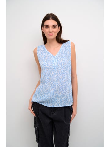 Kaffe Blousetop "Amber" lichtblauw