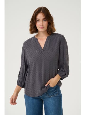Kaffe Bluse "Anny" in Anthrazit