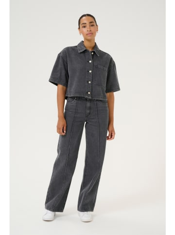 Kaffe Jeanshemd "Khloe" in Anthrazit