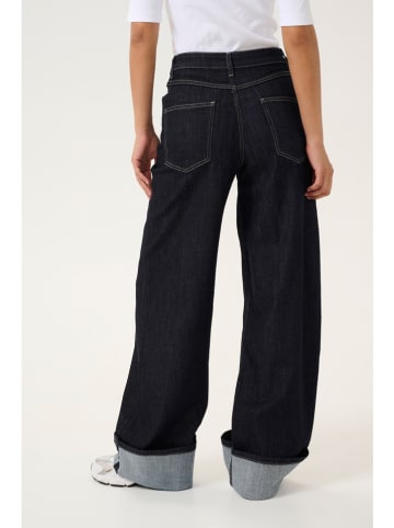 Kaffe Spijkerbroek "Cansu" - comfort fit - donkerblauw