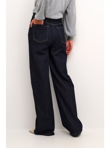 Kaffe Spijkerbroek "Cansu Karla" - comfort fit - donkerblauw