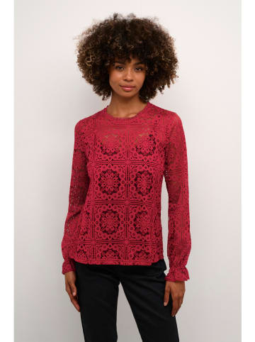 Cream Blouse "Tiley" rood
