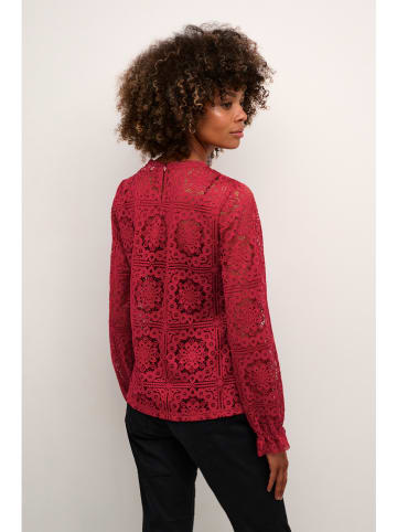 Cream Bluse "Tiley" in Rot