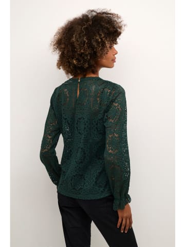 Cream Bluse "Tiley" in Dunkelgrün