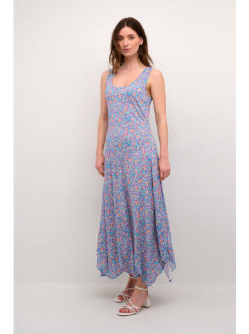 Cream Kleid "Bastilla" in hellblau/ Orange/ Pink