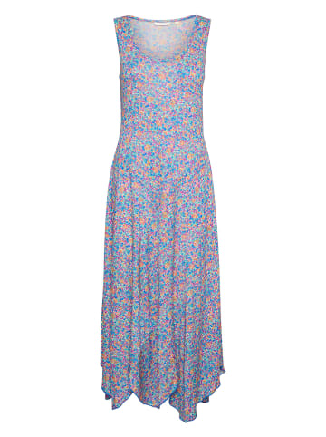 Cream Kleid "Bastilla" in hellblau/ Orange/ Pink