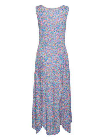 Cream Kleid "Bastilla" in hellblau/ Orange/ Pink