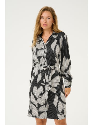 Cream Kleid "Omma" in Schwarz/ Grau