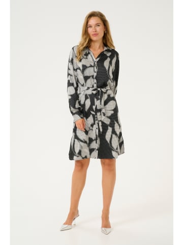Cream Kleid "Omma" in Schwarz/ Grau