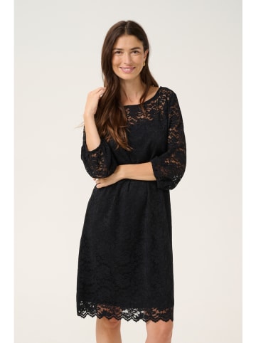 Cream Jurk "Julietta" zwart