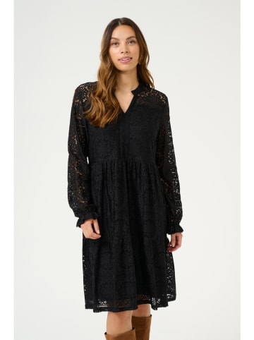 Cream Jurk "Tiley" zwart