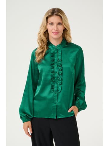 Cream Blouse "Loretti" groen