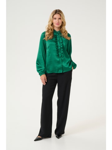 Cream Blouse "Loretti" groen