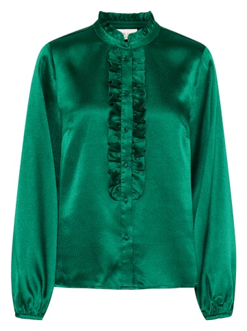 Cream Blouse "Loretti" groen