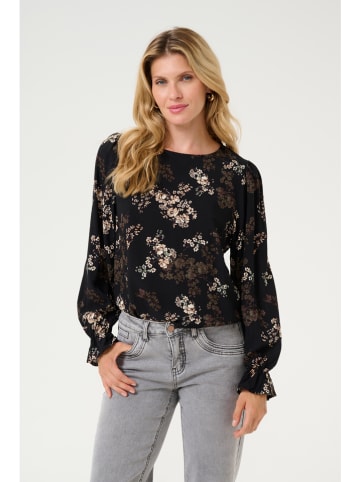 Cream Blouse "Alora" zwart