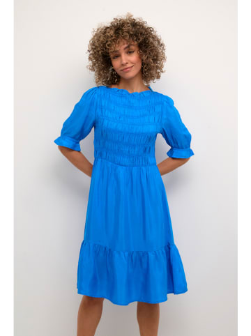 Cream Kleid "Henva" in Blau
