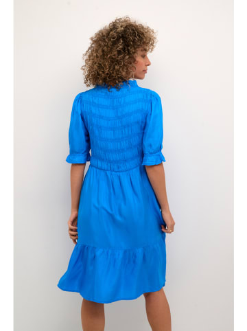 Cream Kleid "Henva" in Blau