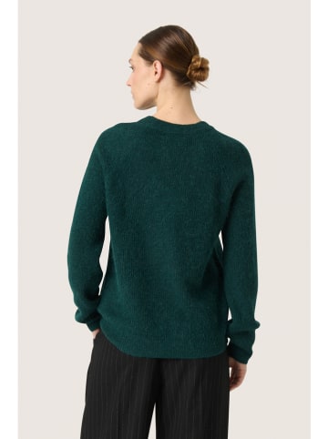 SAINT TROPEZ Sweter "Tuesday" w kolorze morskim
