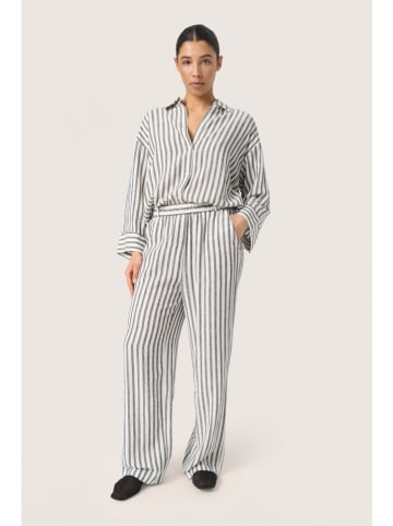 SAINT TROPEZ Kasjmieren broek "Giselle" antraciet