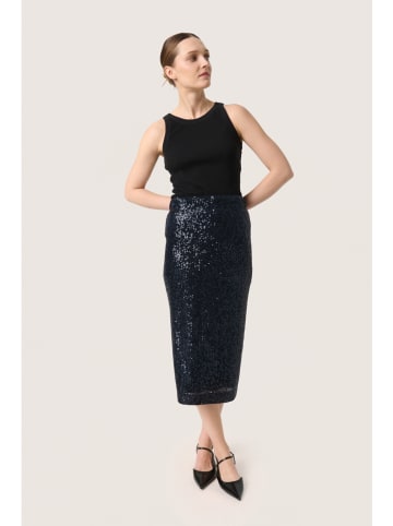 SAINT TROPEZ Paillettenrok "Suse" zwart