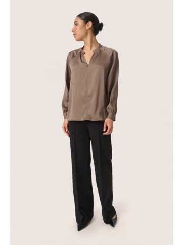 SAINT TROPEZ Bluse "Ioana" in Braun