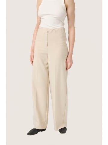 SAINT TROPEZ Marlenehose "Corinne" in Sand