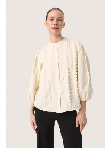 SAINT TROPEZ Bluse "Maja" in Creme