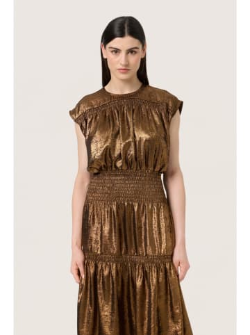 SAINT TROPEZ Jurk "Elvie Layna" bronskleurig