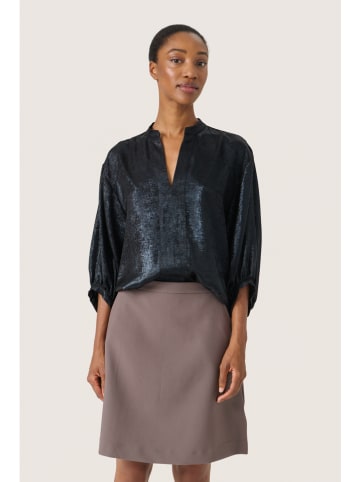 SAINT TROPEZ Bluse "Elvie Amily" in Dunkelblau