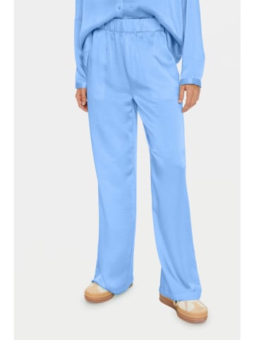SAINT TROPEZ Marlenehose "Dinne" in Hellblau