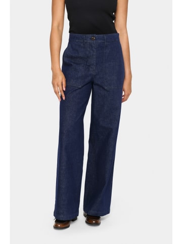 SAINT TROPEZ Cordhose "Gabbor" in Dunkelblau