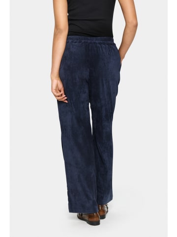 SAINT TROPEZ Functionele corduroybroek "Gabbor" donkerblauw