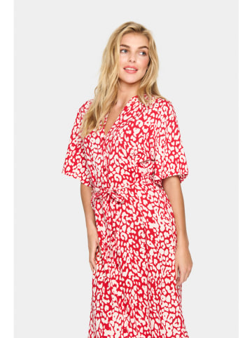 SAINT TROPEZ Jurk "Zazia" lichtbruin