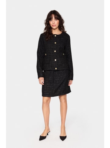 SAINT TROPEZ Blazer "Hennie" in Schwarz