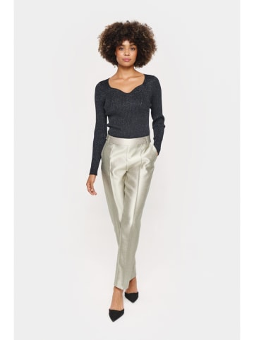 SAINT TROPEZ Longsleeve "Dagny" zwart