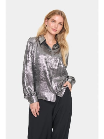 SAINT TROPEZ Bluse "Hami" in Silber