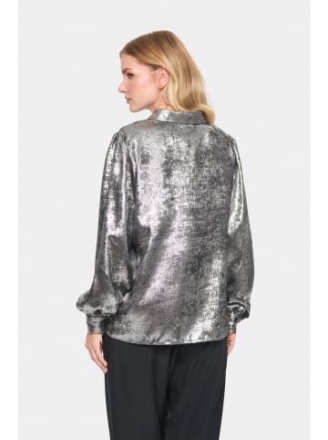 SAINT TROPEZ Bluse "Hami" in Silber