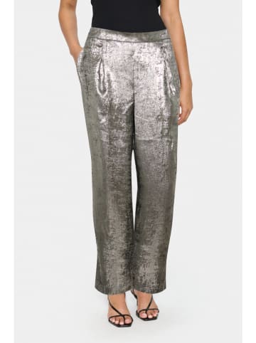 SAINT TROPEZ Marlenehose "Hami" in Silber